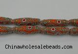 CIB647 16*60mm rice fashion Indonesia jewelry beads wholesale