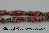 CIB648 16*60mm rice fashion Indonesia jewelry beads wholesale