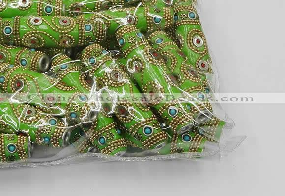 CIB674 16*60mm rice fashion Indonesia jewelry beads wholesale