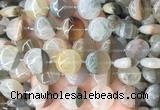 CIBS58 15 inches 18mm coin Agate gemstone beads wholesale