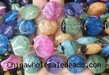 CIBS64 15 inches 20mm coin Agate gemstone beads wholesale