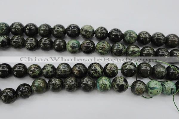 CIJ110 15.5 inches 12mm round dyed impression jasper beads wholesale