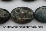 CIJ112 15.5 inches 13*18mm oval dyed impression jasper beads wholesale