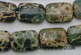 CIJ36 15.5 inches 13*18mm rectangle impression jasper beads wholesale