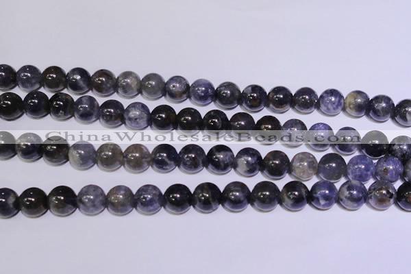 CIL04 15.5 inches 9mm round natural iolite gemstone beads