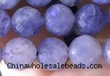 CIL124 15.5 inches 8mm faceted round iolite gemstone beads