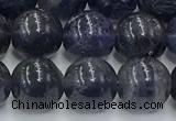 CIL128 15.5 inches 10mm round natural iolite beads wholesale