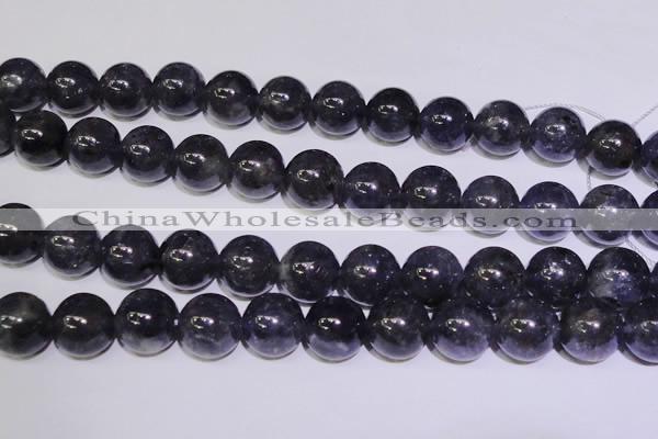 CIL16 15.5 inches 11mm round A grade natural iolite gemstone beads