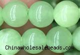 CJB310 15.5 inches 8mm round dyed green jade gemstone beads