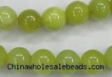 CKA07 15.5 inches 14mm round Korean jade gemstone beads