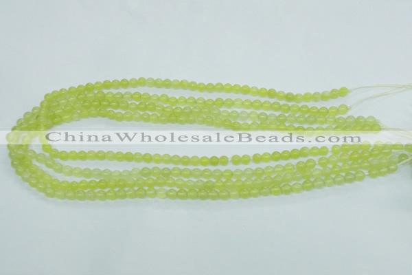 CKA102 15.5 inches 5mm round Korean jade gemstone beads