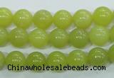 CKA103 15.5 inches 10mm round Korean jade gemstone beads