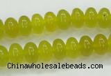 CKA11 15.5 inches 6*10mm rondelle Korean jade gemstone beads