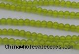 CKA201 15.5 inches 4mm round Korean jade gemstone beads