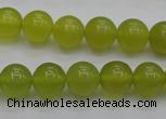 CKA204 15.5 inches 10mm round Korean jade gemstone beads