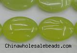 CKA250 15.5 inches 18*25mm oval Korean jade gemstone beads