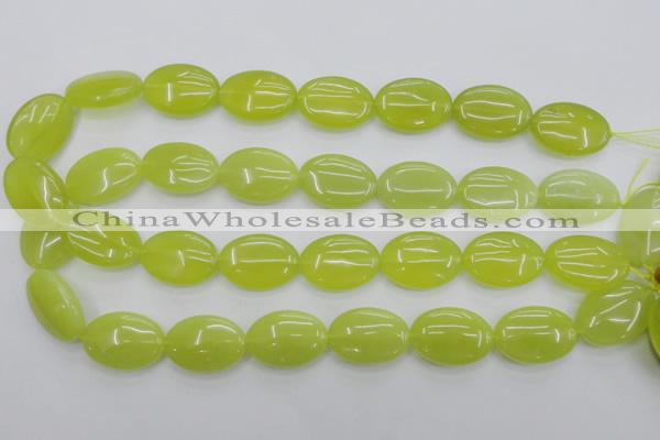 CKA250 15.5 inches 18*25mm oval Korean jade gemstone beads