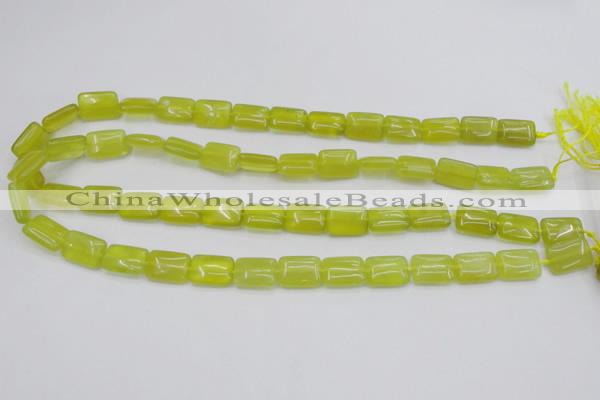 CKA260 15.5 inches 10*14mm rectangle Korean jade gemstone beads