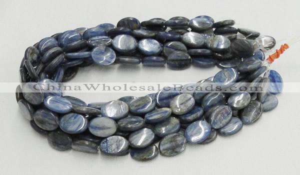 CKC10 16 inches 13*18mm flat oval natural kyanite beads wholesale