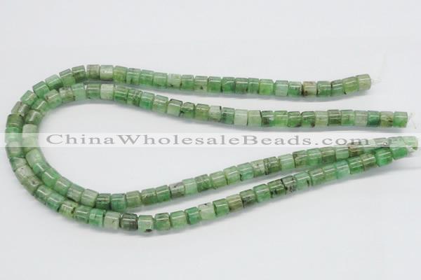 CKC104 16 inches 6*8mm column natural green kyanite beads wholesale