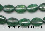 CKC112 16 inches 10*14mm oval natural green kyanite beads wholesale