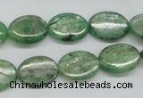 CKC113 16 inches 12*16mm oval natural green kyanite beads wholesale