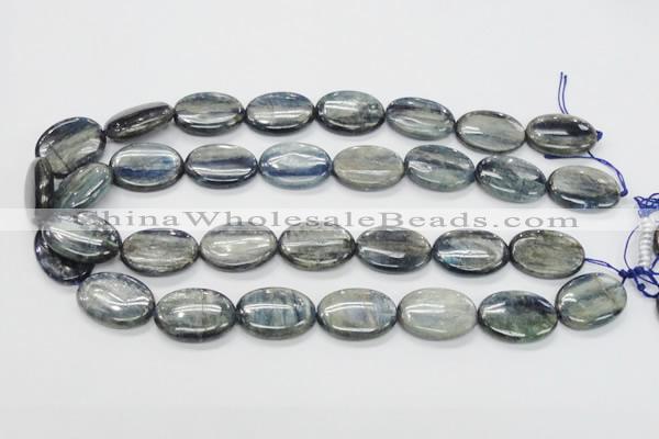 CKC209 15.5 inches 18*25mm oval natural kyanite beads wholesale