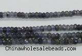 CKC215 15.5 inches 3*4mm faceted rondelle natural kyanite beads