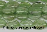 CKC267 15.5 inches 10*14mm oval natural green kyanite beads