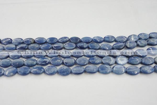 CKC531 15.5 inches 6*8mm oval natural Brazilian kyanite beads