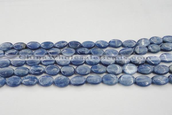 CKC532 15.5 inches 8*10mm oval natural Brazilian kyanite beads