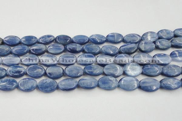 CKC534 15.5 inches 10*14mm oval natural Brazilian kyanite beads