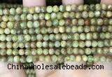 CKC760 15.5 inches 4mm round natural green kyanite beads