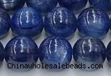 CKC779 15.5 inches 8mm round blue kyanite beads wholesale