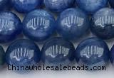 CKC794 15 inches 8mm round blue kyanite beads wholesale
