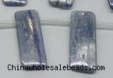 CKC86 Top drilled 12*30mm rectangle natural kyanite gemstone beads