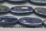 CKC93 15.5 inches 10*25mm oval natural kyanite gemstone beads