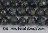 CKJ311 15.5 inches 6mm faceted round kambaba jasper beads