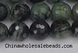 CKJ313 15.5 inches 10mm faceted round kambaba jasper beads