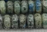 CKJ436 15.5 inches 5*8mm - 5*9mm rondelle natural k2 jasper beads