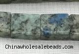 CKJ443 15.5 inches 8*10mm - 10*12mm rectangle natural k2 jasper beads