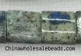 CKJ445 15.5 inches 12*15mm - 14*17mm rectangle natural k2 jasper beads