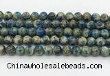 CKJ476 15.5 inches 10mm round natural k2 jasper beads wholesale