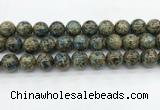 CKJ478 15.5 inches 14mm round natural k2 jasper beads wholesale