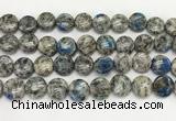 CKJ493 15.5 inches 11mm flat round natural k2 jasper beads