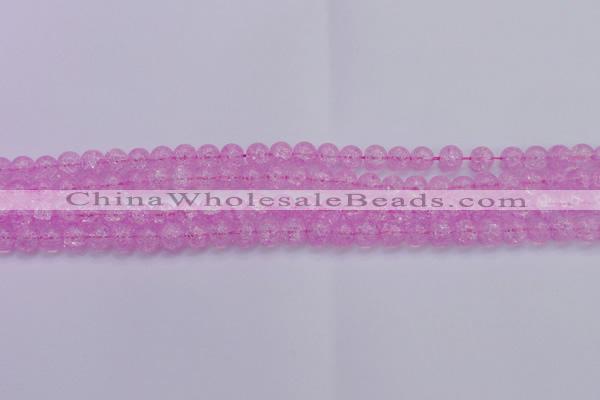 CKQ301 15.5 inches 6mm round dyed crackle quartz beads wholesale