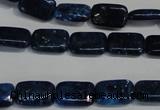 CKU122 15.5 inches 8*12mm rectangle dyed kunzite beads wholesale
