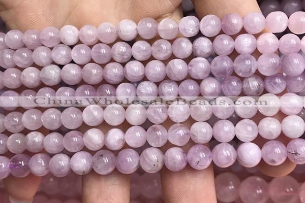 CKU320 15.5 inches 6mm round natural pink kunzite beads