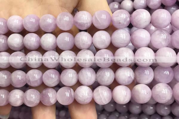 CKU322 15.5 inches 10mm round natural pink kunzite beads