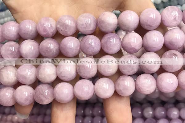 CKU323 15.5 inches 12mm round natural pink kunzite beads